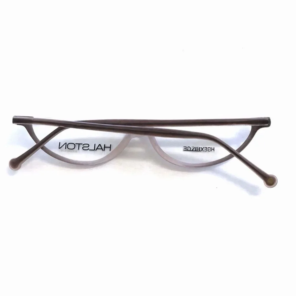Vintage 80s Halston H45 Half-Moon/Cat-Eye Reading Glasses Frame | New Old Stock